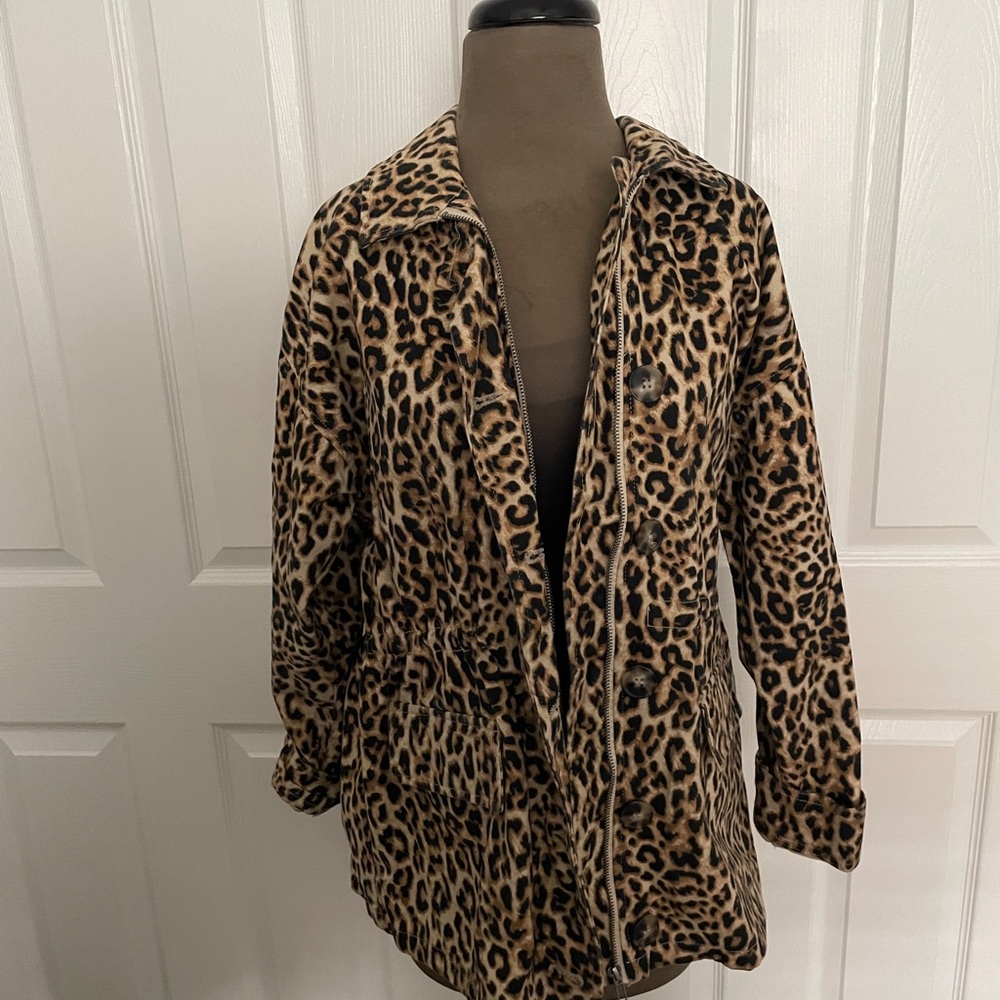 Cheetah print jacket